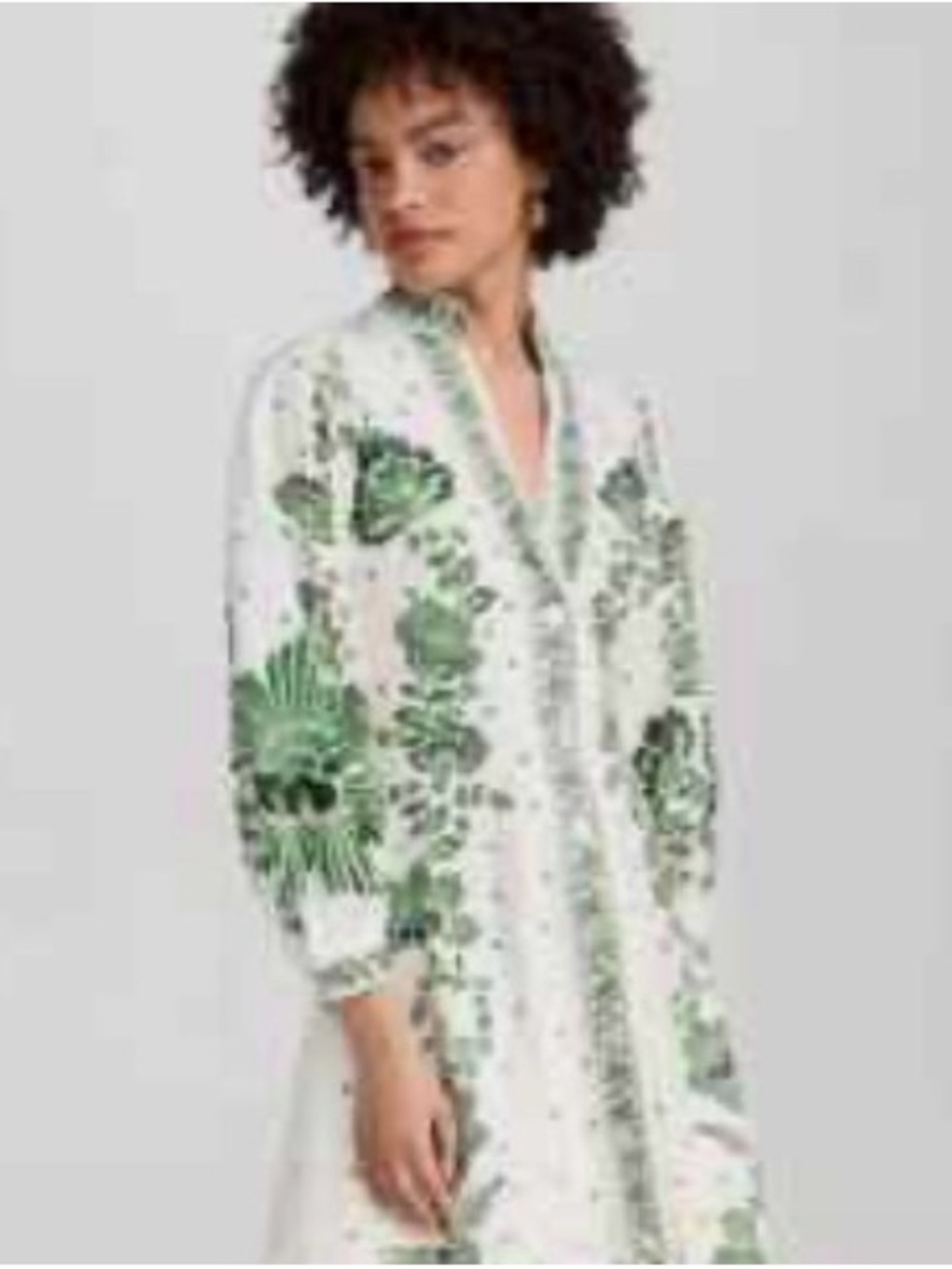 Christian Lacroix Floral Boho Midi Dress - Picture 2 of 9
